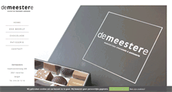 Desktop Screenshot of chocolade-demeestere.be