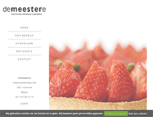 Tablet Screenshot of chocolade-demeestere.be